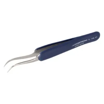 Lindstrom 122 mm, Stainless Steel, Bent, Tweezer - TL 7-SA-ET product image