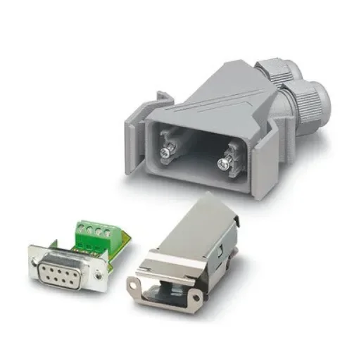 Phoenix Contact VS 9 Way Angled Cable Mount D-sub Connector Socket, with Screw - 1689307 product image