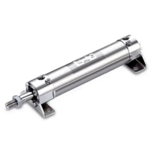 SMC Pneumatic Piston Rod Cylinder - Cylinder Series CG5, 32mm Bore, 50mm Stroke, CG5-S Series, Double Acting - CG5BA32TFSR-50 product image