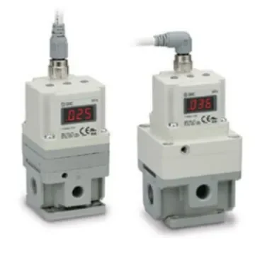 SMC G 1/4 Pneumatic Regulator - 0.005MPa to 1MPa, Rc 1/4 in, 0.2Mpa max. input, ITV2010 - ITV2010-31F2N3 product image