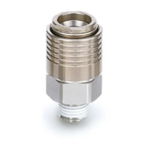 SMC Stainless Steel Male Pneumatic Quick Connect Coupling, R 3/8 R 3/8in Hose Barb - KKA4S-03M product image