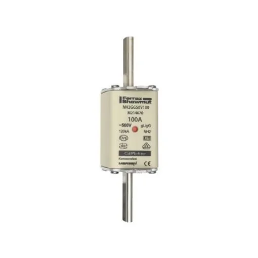 Mersen 100A NH Fuse, NH2, 500V ac - M214670 product image