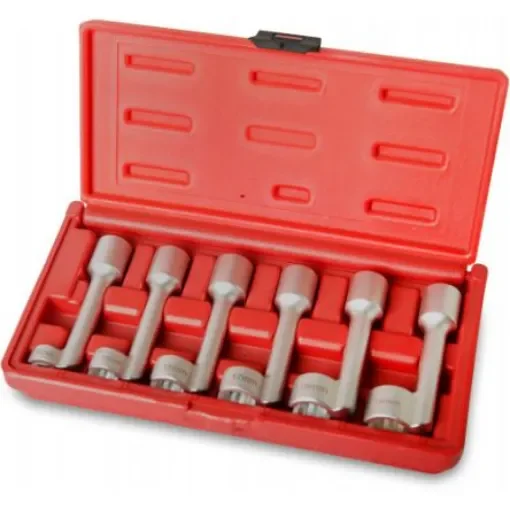 SAM 104 Series 6-Piece Combination Spanner Set, 12 mm, 14 mm, 16 mm, 17 mm, 18 mm, 19 mm, Steel - 104-AJ6 product image