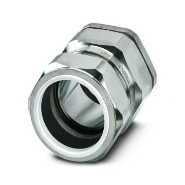 Phoenix Contact G-ESSWU Series Silver Brass Cable Gland, M40 Thread, 27.9mm min., 40.4mm max., IP66, IP68, IP69 - 1411097 product image