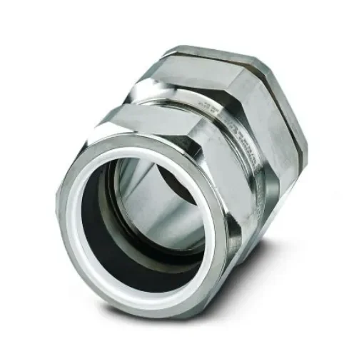 Phoenix Contact G-ESSWU Series Silver Brass Cable Gland, M40 Thread, 27.9mm min., 40.4mm max., IP66, IP68, IP69 - 1411097 product image