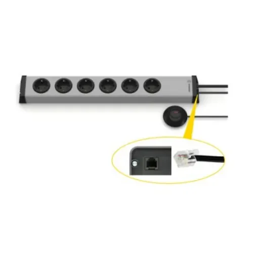 Bodo Ehmann Type F - German Schuko 6 Gang Power Distribution Unit, 1.5m Cable, 16A, 250 V - 0200x00062381 product image
