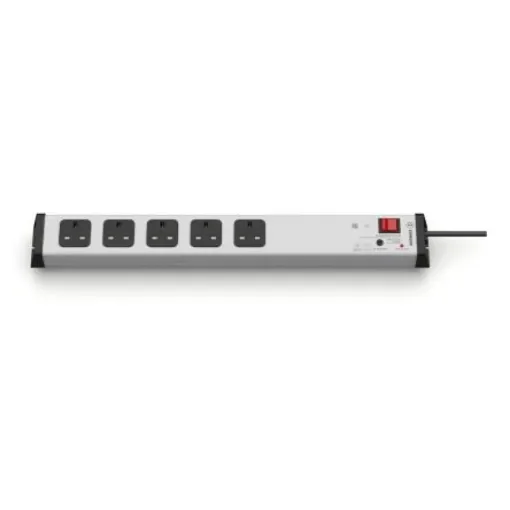 Bodo Ehmann Type G - British 5 Gang Power Distribution Unit, 1.5m Cable, 13A, 230 V, Fused, Surge Protected - 0207x0605230b-1 product image