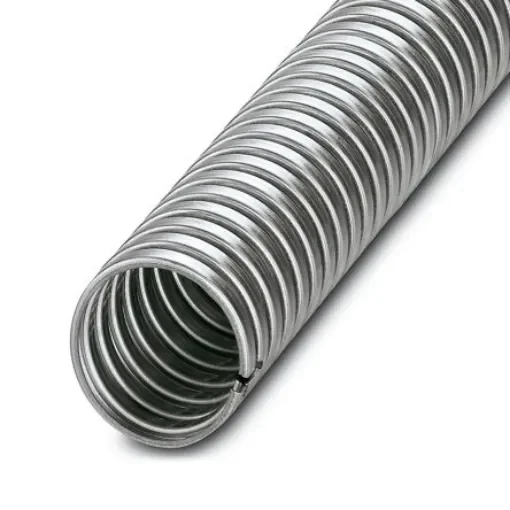 Phoenix Contact 10m Silver Cable Cover in Galvanised Steel, 31mm Inside dia. - 3240700 product image