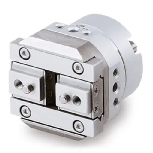 SMC 2 Finger Double Action Pneumatic Gripper, MHR2-15R, Rotary Actuated Air Gripper Gripping Type product image