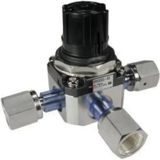 SMC Rc 1/4 Pneumatic Regulator - 0.02MPa to 0.7MPa, 1/4 in, 1Mpa max. input, SRH301 - SRH3011-02 product image