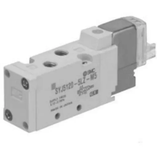 SMC 2 Position Single Valve Pneumatic Solenoid Valve - Solenoid Metric M5 SYJ5000 Series - SYJ5123-5MOU-M5-Q product image