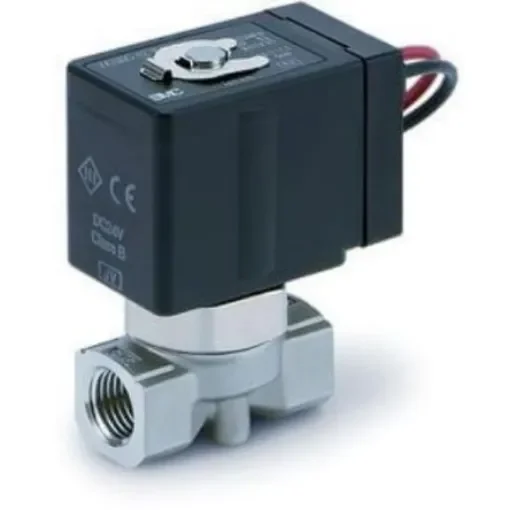 SMC 2 Port Solenoid Valve Pneumatic Solenoid Valve - Air G 3/8 VXE23 Series - VXE2350-03F-5DO1 product image
