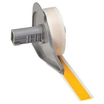 Brady B-595 Black on Yellow Cable Labels, 15.24 m Length, 12.70 mm Width, 12.7mm Label Width - M7C-500-595-YL product image