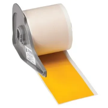 Brady B-595 Black on Yellow Cable Labels, 15.24 m Length, 50.80 mm Width, 50.8mm Label Width - M7C-2000-595-YL product image