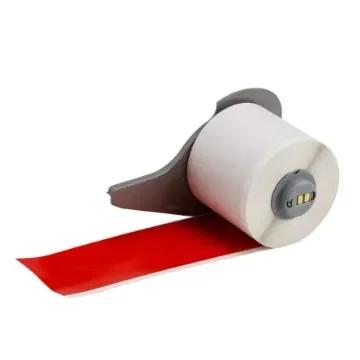 Brady B-595 Red on Red Cable Labels, 15.24 m Length, 50.80 mm Width, 50.8mm Label Width - M7C-2000-595-RD product image