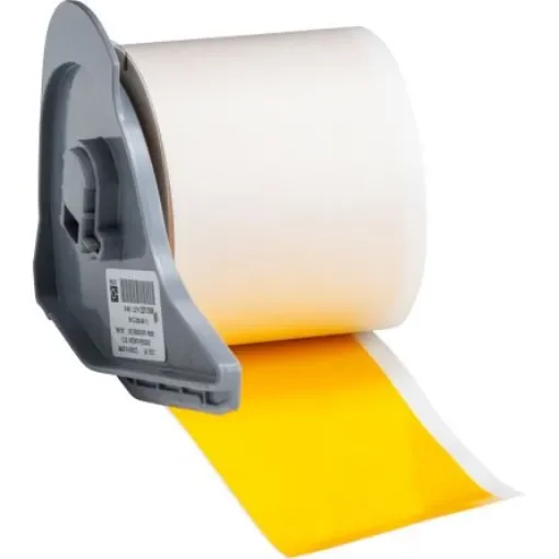 Brady B-581 Black on Yellow Cable Labels, 15.24 m Length, 50.80 mm Width, 50.8mm Label Width - M7C-2000-581-YL product image