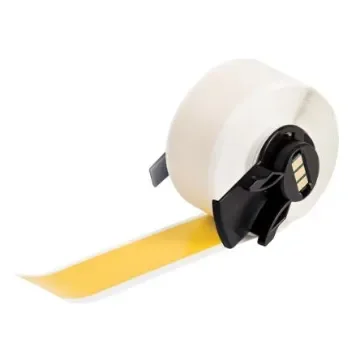 Brady B-439 Black on Yellow Cable Labels, 48.26 mm Width, 48.26mm Label Width - M6C-1900-439-YL product image