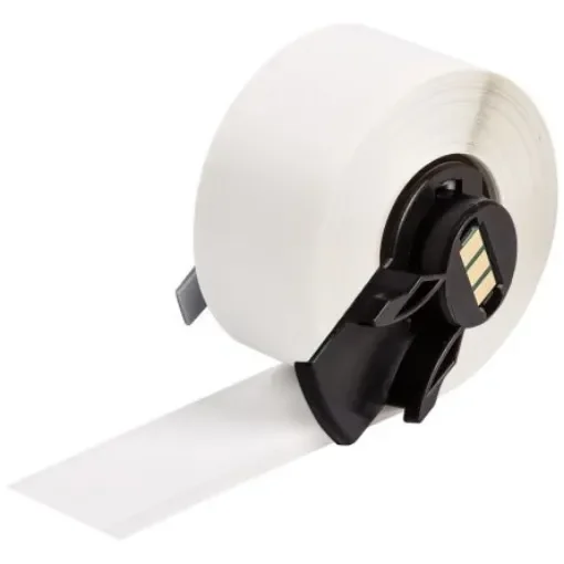 Brady B-439 Black on White Cable Labels, 12.70 mm Width, 12.7mm Label Width - M6C-500-439 product image