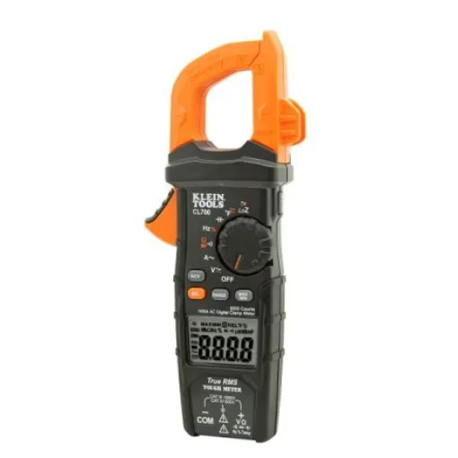 Klein Tools CL700 Clamp Meters, Max Current 600A ac CAT III 1000V product image