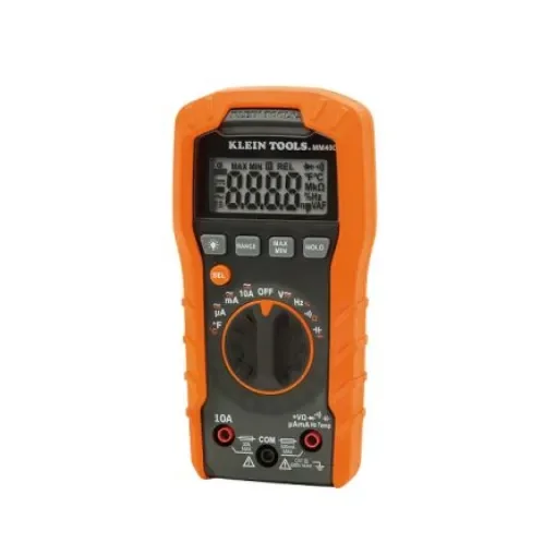 Klein Tools MM400 Handheld Digital Multimeter, 10A ac Max, 10A dc Max, 600V ac Max product image
