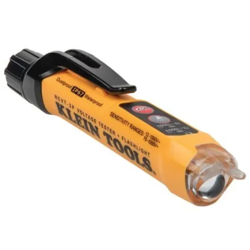 Klein Tools NCVT-3P, LED Voltage tester, 1000V ac, Continuity Check, Battery Powered, CAT IV - NCVT3P product image