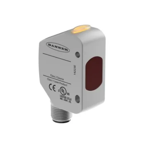 Banner Background Suppression Photoelectric Sensor, Block Sensor, 35-610 mm Detection Range - Q4XFULAF610-Q8 product image