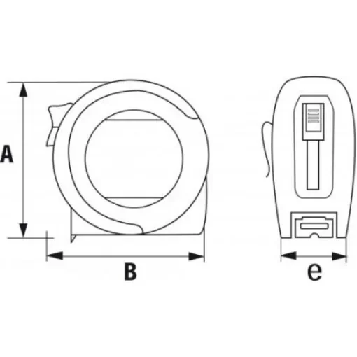 SAM UB 3m Tape Measure, Metric & Imperial - UB-316N-FME product image