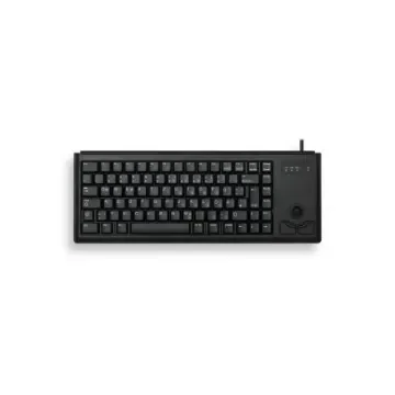 Cherry G84 Wired USB Compact Trackball Keyboard, QWERTY (Italy), Black - G84-4400LUBIT-2 product image