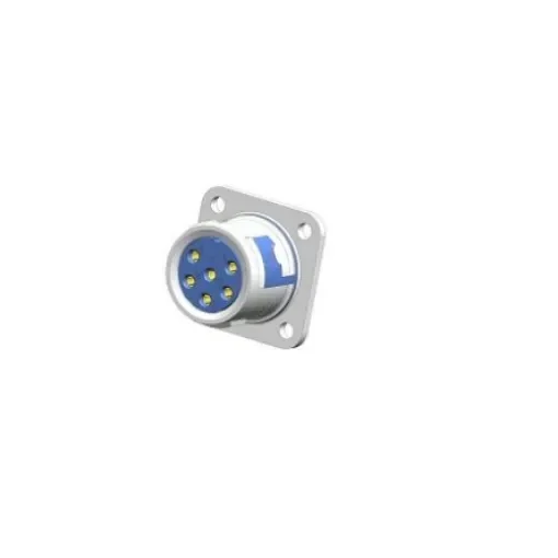 Jaeger Circular Connector, 6 Contacts, Panel Mount, Socket, Female, IP50, IP54, Rapid Series Series - 536856006 product image