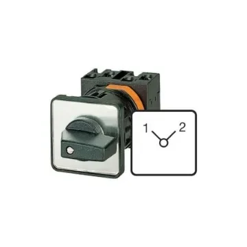 Eaton, 2P 2 Position 90° Changeover Cam Switch, 690V (Volts), 32A, Short Thumb Grip Actuator - 001025 T3-2-8221/EZ product image