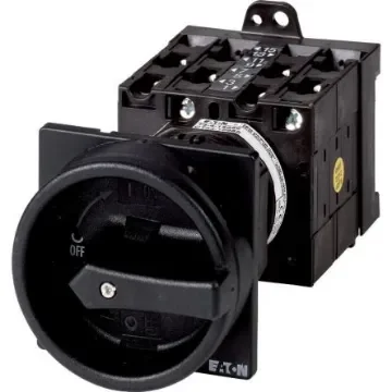 Eaton, 1P 90° On-Off Cam Switch, 690V (Volts), 32A - 004882 T3-1-8200/V/SVB-SW product image
