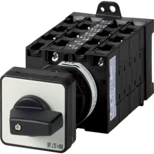 Eaton, 14P 3 Position 60° Changeover Cam Switch, 690V (Volts), 32A, Short Thumb Grip Actuator - 005576 T3-7-8363/Z product image