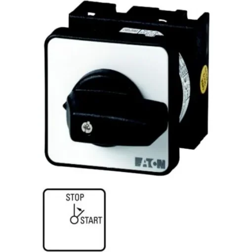 Eaton, 2P 2 Position 90° On-Off Cam Switch, 690V (Volts), 20A, Toggle Actuator - 009212 T0-1-15312/E product image