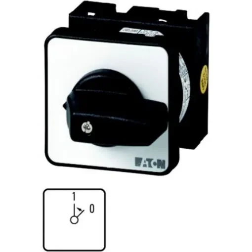 Eaton, 2P 1 position Position 45° On-Off Cam Switch, 690V (Volts), 20A, Toggle Actuator - 009226 T0-1-15332/E product image