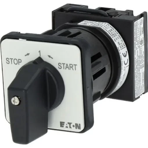 Eaton, 1P 3 Position 45° On-Off Cam Switch, 690V (Volts), 20A, Toggle Actuator - 009247 T0-1-15362/EZ product image