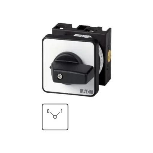 Eaton, 1P 2 Position 90° On-Off Cam Switch, 690V (Volts), 20A, Rotary Actuator - 009297 T0-1-15471/EZ product image