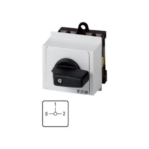 Eaton, 1P 2 Position 90° On-Off Cam Switch, 690V (Volts), 20A, Toggle Actuator - 009335 T0-1-15502/IVS product image