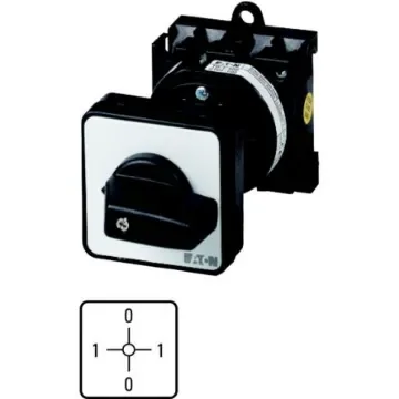 Eaton, 1P 4 Position 90° Voltmeter Cam Switch, 690V (Volts), 20A, Knob Actuator - 009401 T0-1-8002/Z product image