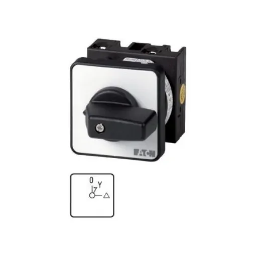 Eaton, 2P 3 Position 90° Changeover Cam Switch, 690V (Volts), 20A, Toggle Actuator - 009462 T0-1-8180/E product image
