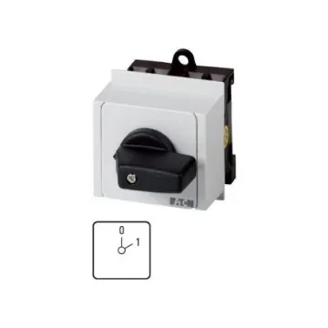 Eaton, 2P 2 Position 60° On-Off Cam Switch, 690V (Volts), 20A, Toggle Actuator - 009479 T0-1-8201/IVS product image