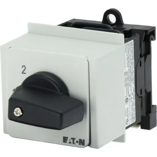 Eaton, 2P 2 Position 45° Multi Step Cam Switch, 690V (Volts), 20A, Toggle Actuator - 011279 T0-2-15136/IVS product image