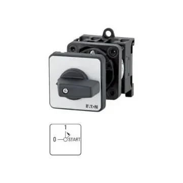 Eaton, 2P 3 Position 45° Motor Control Cam Switch, 690V (Volts), 20A, Short Thumb Grip Actuator - 011828 T0-2-8425/Z product image
