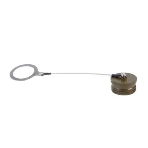 Amphenol India D38999 Series III MIL-DTL-38999 Series III Receptacle Dust Cap, Shell Size 25mm, with Olive Drab Cadmium - D38999/33-W-25-N product image