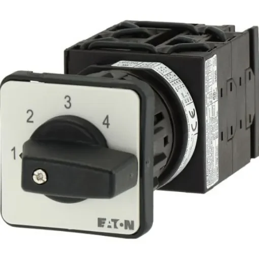 Eaton, 1P 5 Position 45° On-Off Cam Switch, 690V (Volts), 20A, Toggle Actuator - 013088 T0-3-179/EZ product image