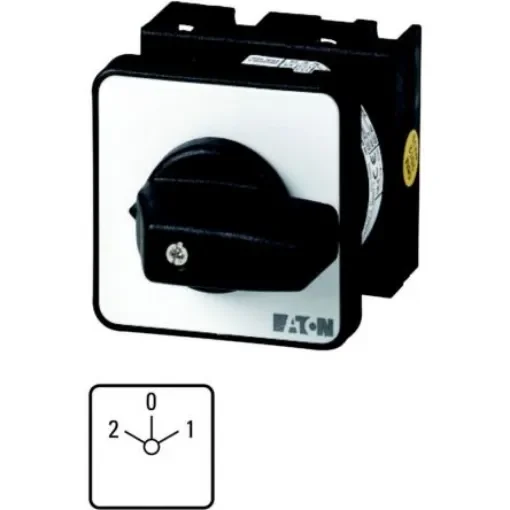 Eaton, 2P 3 Position 90° Changeover Cam Switch, 690V (Volts), 20A, Short Thumb Grip Actuator - 013781 T0-4-15951/E product image