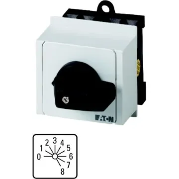Eaton, 1P 9 Position 30° Multi Step Cam Switch, 690V (Volts), 20A, Toggle Actuator - 013968 T0-4-8246/IVS product image