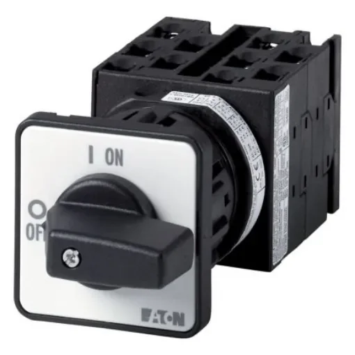Eaton, 2P 2 Position 60° Multi Speed Cam Switch, 690V (Volts), 20A, Toggle Actuator - 014089 T0-5-124/EZ product image