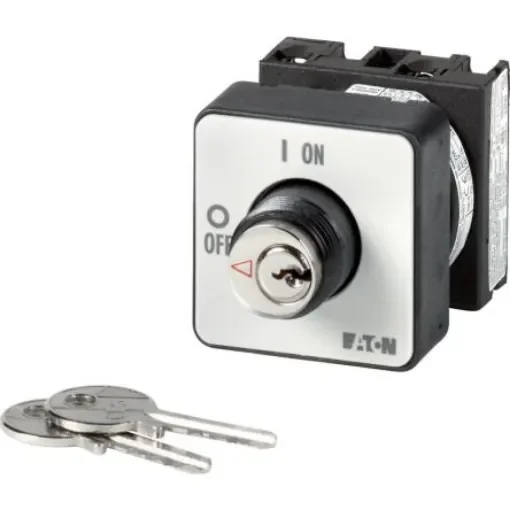 Eaton, 2P 2 Position 90° On-Off Cam Switch, 690V (Volts), 20A, Short Thumb Grip Actuator - 014933 T0-1-102/EZ/S product image