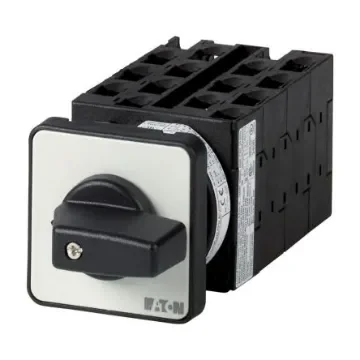 Eaton, 14P 2 Position 90° Changeover Cam Switch, 690V (Volts), 20A, Short Thumb Grip Actuator - 016003 T0-7-8371/E product image