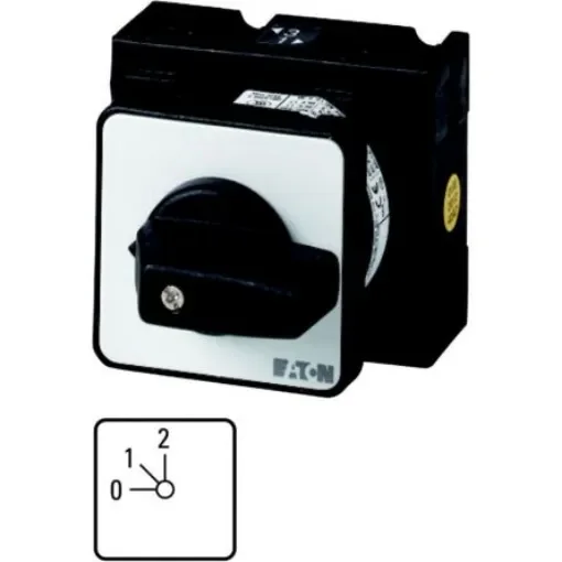 Eaton, 1P 3 Position 45° Multi Step Cam Switch, 690V (Volts), 32A, Toggle Actuator - 017323 T3-1-8310/E product image